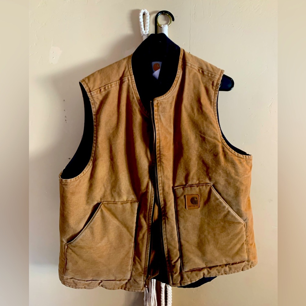 Men’s XL Tan Carhartt vest